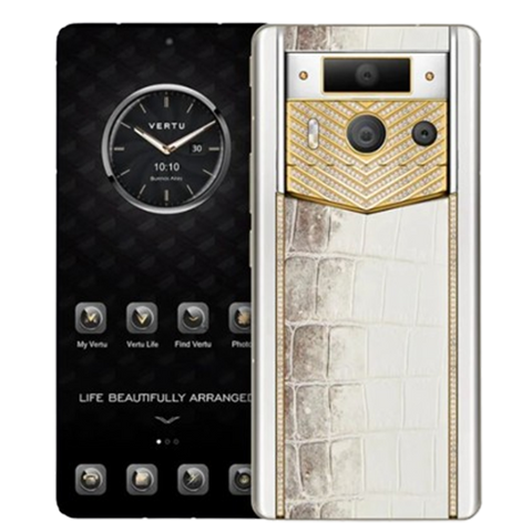 METAVERTU 2 MAX Customized Himalaya Alligator Leather White