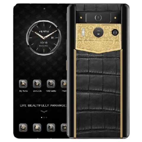 METAVERTU 2 MAX Custom Made Lotus Cluster Alligator Black