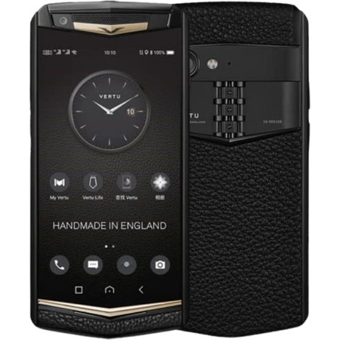 Vertu Aster P Gothic Black Calf Mix Gold