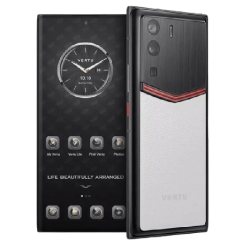 METAVERTU CURVE Enameled Calf Leather White Pro