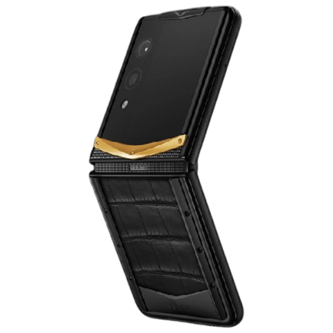 Vertu Quantum Gold V Basalt Black Alli